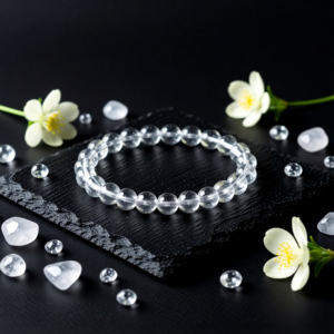 Natural Sphatik Crystal Bracelet