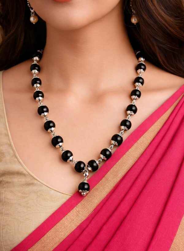 Silver plated Karanguli Mala