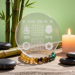 Money Magnet Multi-Stone Bracelet & Selenite Prosperity Charging Plate Combo