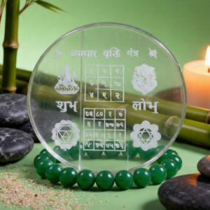 Green Aventurine Bracelet & Selenite Charging Plate Combo