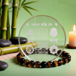 Tiger Eye Bracelet & Selenite Charging Plate Combo