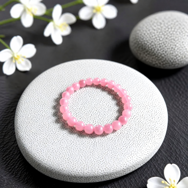Rose Quartz Bracelet for Valentine's day