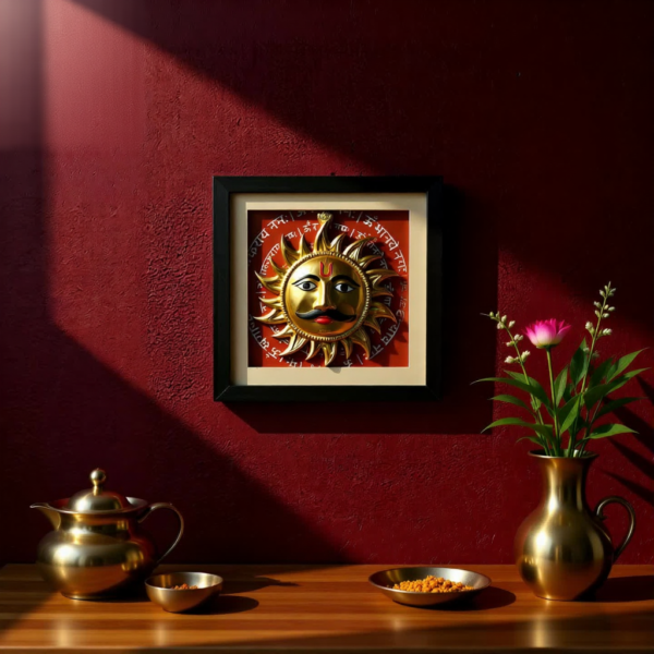 Surya Dev Wall Frame for Positivity and Success